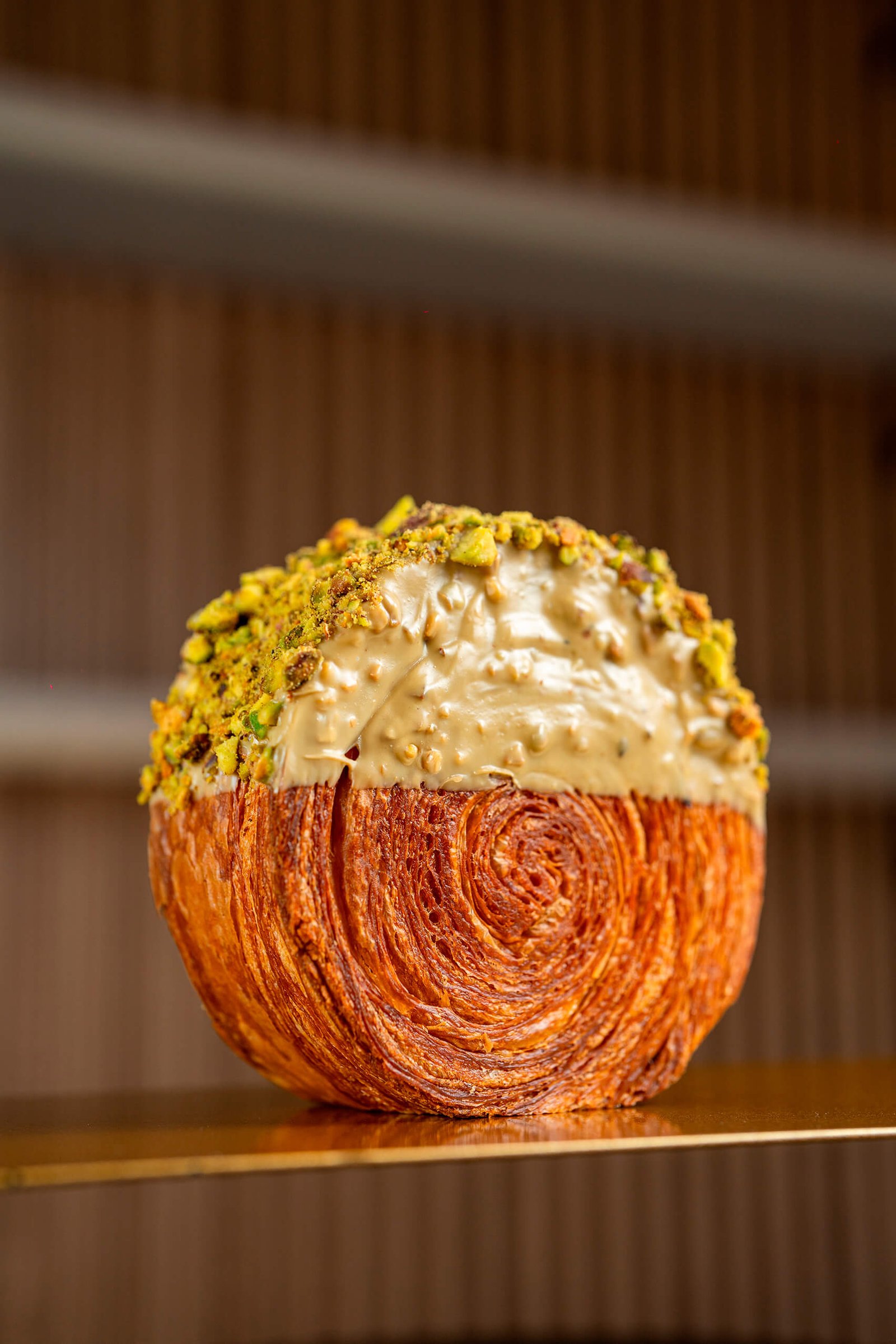 Croissant roll pistache